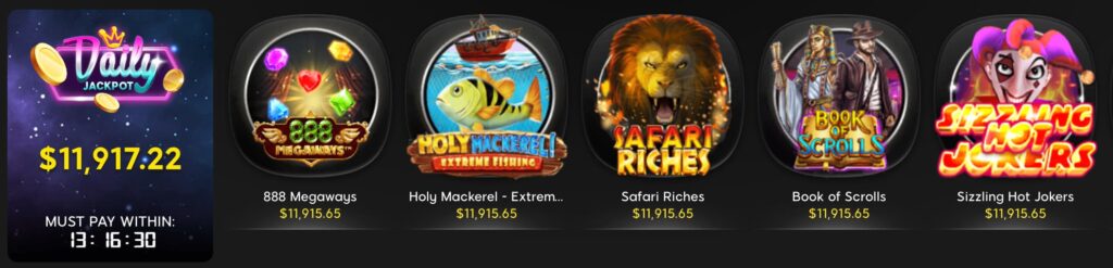 888 Casino jackpot progressif