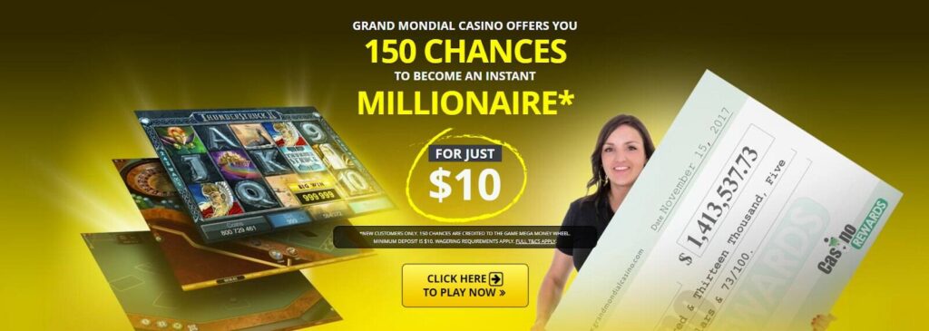 Bonus de 150 FS dans le casino Grand Mondial