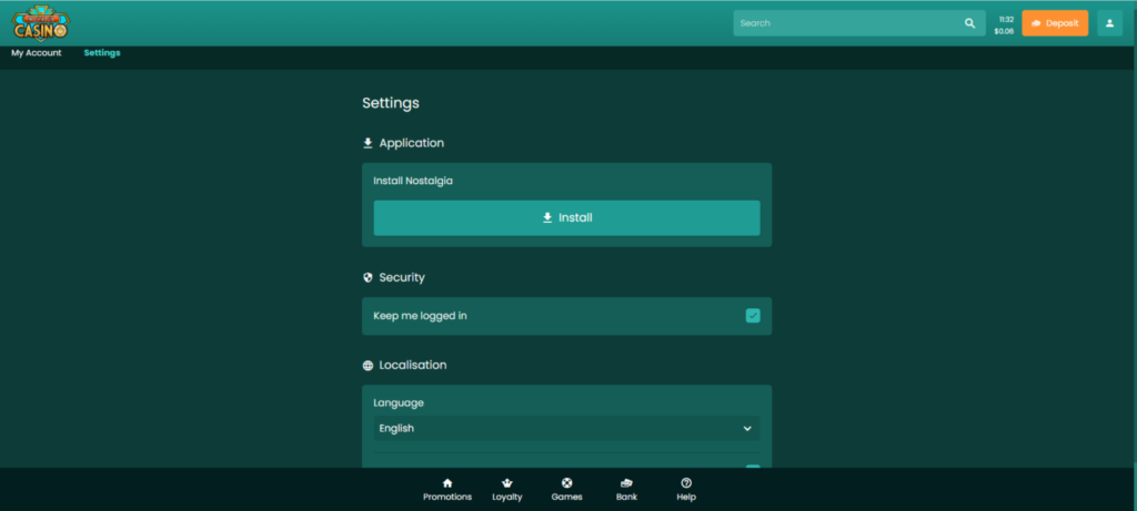 L'inscription Nostalgia