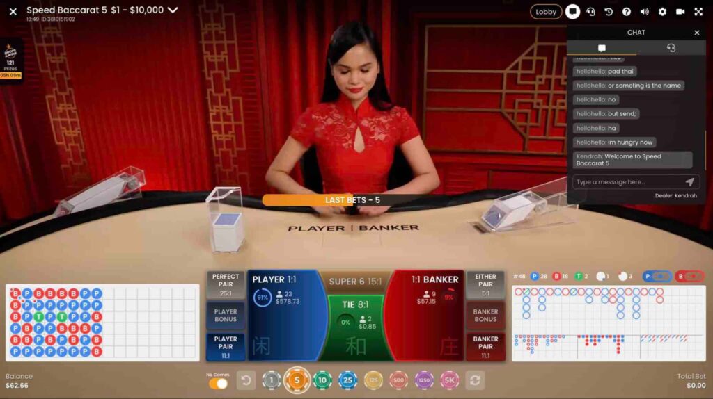 Speed Baccarat au Canada