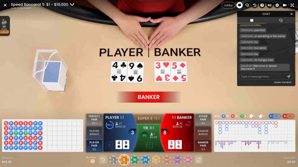 Speed Baccarat au Canada