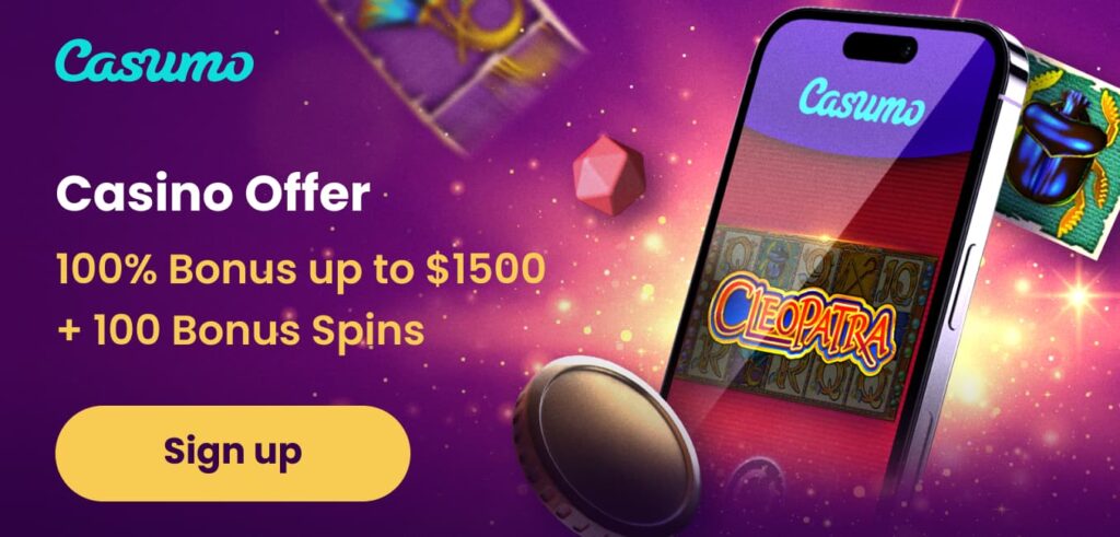Casumo bonus de bienvenue