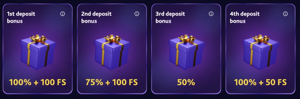 Bonus de bienvenue 7bit 4 dépôts