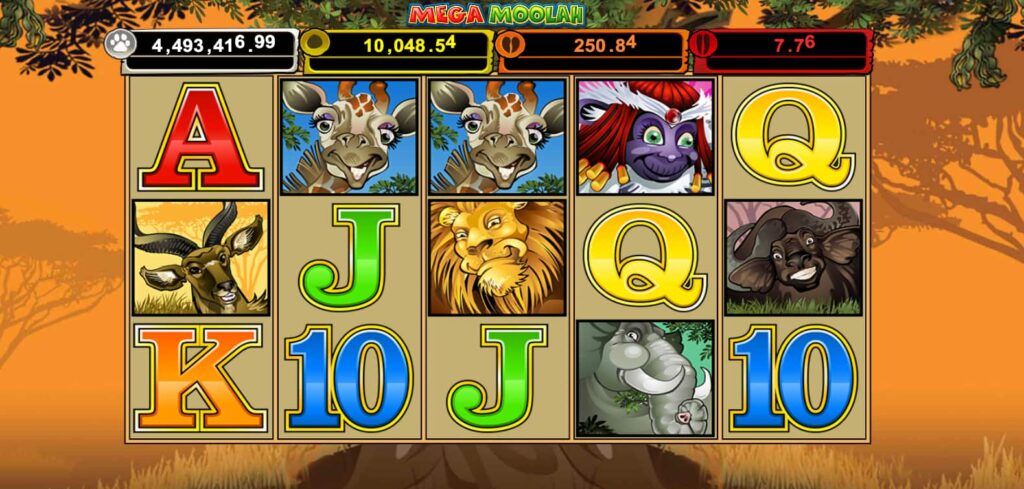 Mega Moolah online slot