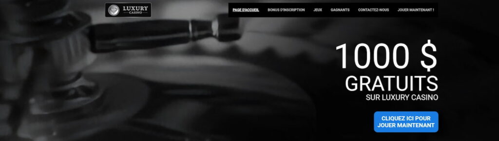 Luxury casino bonus de bienvenue
