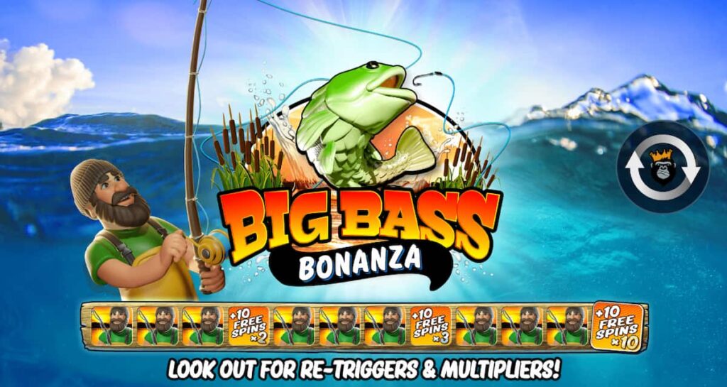 Banner of Big Bass Bonanza Slot